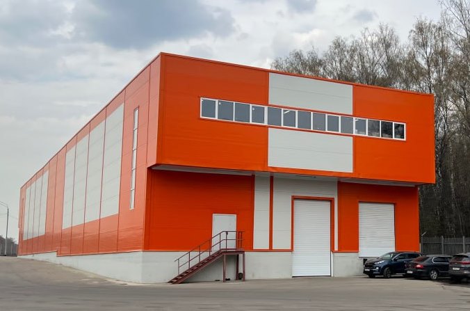 Каркасный ангар из металлоконструкций