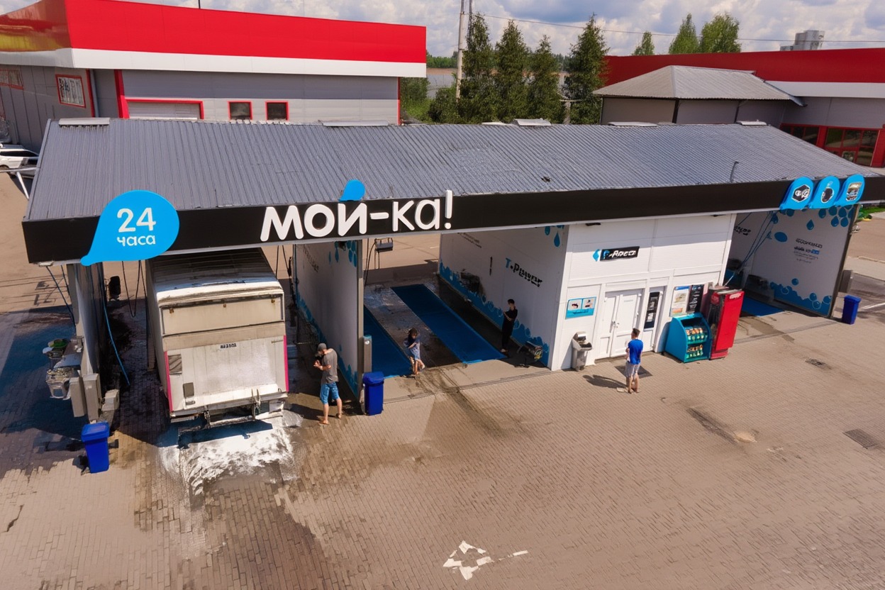 Автомойка самообслуживания с оборудованием DS